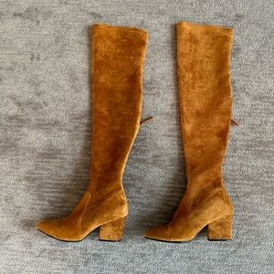 Goodnight macaroon over the knee boots size 8